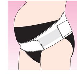 JOLIE MAMAN 1410 FASCIA REGOLABILE PER GESTANTE BIANCO M