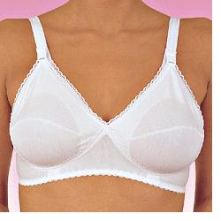 JOLIE MAMAN 2229 REGGISENO ALLATTAMENTO IN COTONE COPPE APRIBILI B BIANCO 4