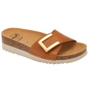 CALZATURA MONTEREY MULE VINTAGE LEATHER BIS W COGNAC 37