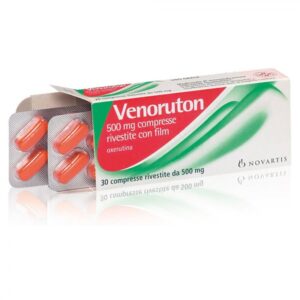 VENORUTON 30 cpr riv 500 mg