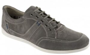 MAISON SUEDE+CANVAS MENS GREY 40