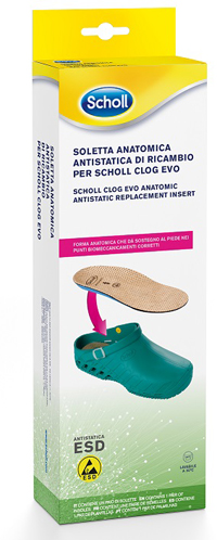 CLOG EVO ANATOMIC ANTISTATIC INSOLES MICROFIBRE UNISEX 36-37