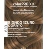 EUPHIDRA COLORPRO XD 630 BIONDO SCURO DORATO GEL COLORANTE CAPELLI IN FLACONE + ATTIVANTE + BALSAMO + GUANTI
