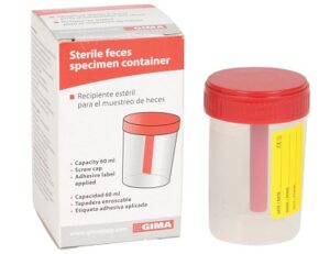 CONTENITORE PER FECI 60 ML 100 PEZZI