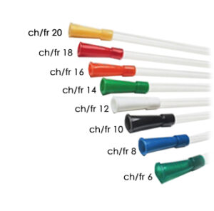 CATETERE PER ASPIRAZIONE STERILE DIAMETRO FR 14 LUNGHEZZA 50CM CON ADATTATORE CONICO CODICE COLORE VERDE SCURO