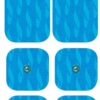 SET ELETTRODI PREGELLATI CLIPS 4 PEZZI 48X48 + 2 PEZZI 50X10