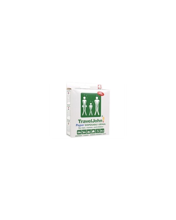 TRAVELJOHN WC PORTATILE IN CARTA 4 PEZZI