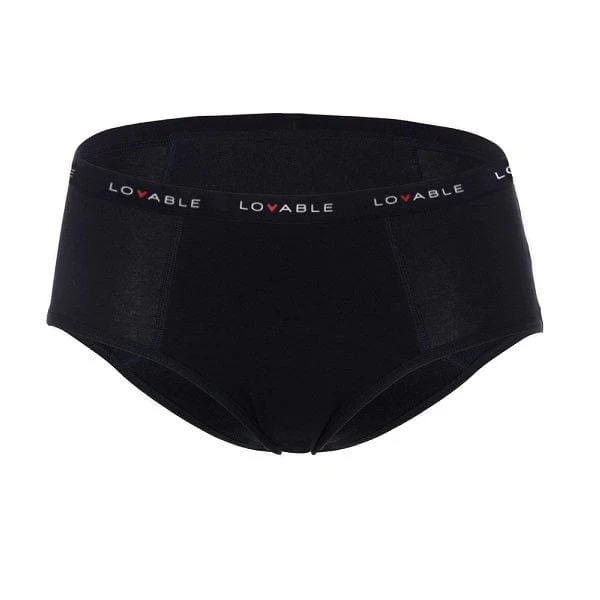 LOVABLE PERIOD PANTIES CULOTTE FLUSSO ABBONDANTE NERO MISURAEXTRA LARGE