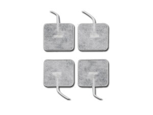 ELETTRODO PREGELLATO 40X40MM CON CAVETTO 4 PEZZI
