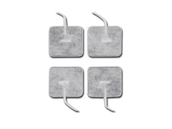 ELETTRODO PREGELLATO 40X40MM CON CAVETTO 4 PEZZI