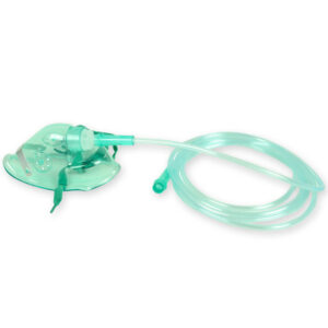 MASCHERINA FACCIALE PER OSSIGENOTERAPIA PEDIATRICA CONCENTRAZIONE MEDIA IN PVC TUBO IN PVC DIAMETRO ESTERNO 5,5 MM INTERNO 3 MM LUNGHEZZA 200 CM CONNESSIONE FEMMINA/FEMMINA
