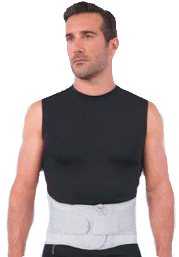 CORSETTO LOMBARE ELASTICO DYNAMICSILVER ALTEZZA 27 CM L
