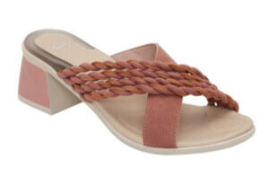 CALZATURA SUNSET CROSS MICROFIBRE WOMAN PEACH TECNOLOGIA GELACTIV MATERIALE MICROFIBRA FODERA TOMAIA SIMILPELLE FODERA SOTTOPIEDE MICROFIBRA 38 SS22