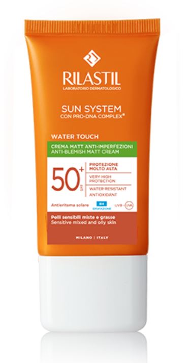 RILASTIL SUN SYSTEM WATER TOUCH MAT CREMA SPF50+ 50 ML