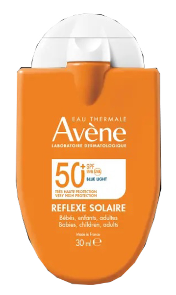 EAU THERMALE AVENE REFLEXE SOLAIRE SPF50+ BEBE BAMBINI ADULTO 30 ML