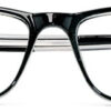 OCCHIALE DA LETTURA PREMONTATO TWINS GOLD DIONISO NERO +1,50