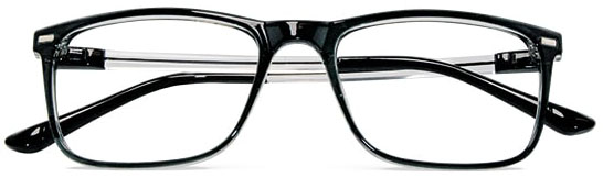 OCCHIALE DA LETTURA PREMONTATO TWINS GOLD DIONISO NERO +1,50