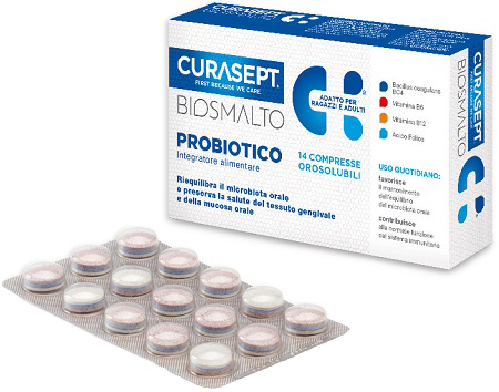 CURASEPT BIOSMALTO PROBIOTICO 14 COMPRESSE