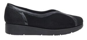 GILLY SUEDE+LAMINATED SUEDE SCARPA WOMAN BLACK 36