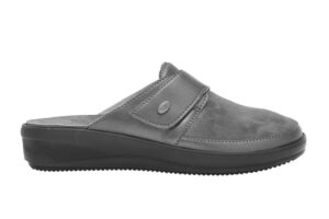MAUREEN PRINTED ELASTICATED+LAMINATED SYNTHETIC CIABATTA WOMAN PEWTER 41
