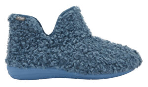 MADDY BOOTIE CURLY SYNTHETIC FUR SCARPA WOMAN BLUE 38