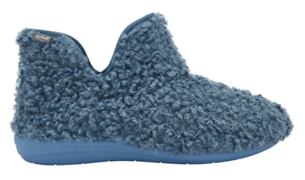 MADDY BOOTIE CURLY SYNTHETIC FUR SCARPA WOMAN BLUE 38