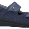ANTONIA SANDAL PRINTED SUEDE+SUEDE W NAVY BLUE 40