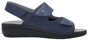 ANTONIA SANDAL PRINTED SUEDE+SUEDE W NAVY BLUE 40