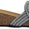 VEGAS LOW MICROFIBRE+STRASS W BLACK 40