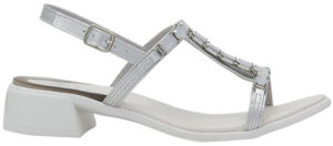PANAREA T-BAR SANDAL LAMINATED SYNTHETIC BIS W WHITE 36