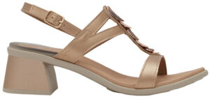 NEA T-BAR SANDAL SYNTHETIC+ACCESSORY W ROSE GOLD 36