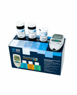 MULTICARE IN STARTER KIT COMPOSTO DA 10 TEST GLUC + 5 TEST CHOL + 5 TEST TRIG