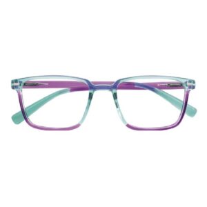 OCCHIALE DA LETTURA PREMONTATO TWINS SILVER POP VERDE-FUCSIA+2.50