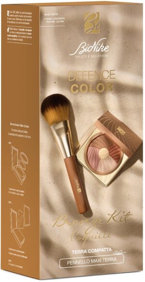 DEFENCE COLOR BRONZE KIT 2025 TERRA COMPATTA 211 COQUILLE +PENNELLO MAXI TERRA