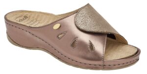 CALZATURA NIVES LAM SYNTH+PRINTED SUEDE W DK BRONZE 36