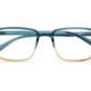 OCCHIALE DA LETTURA PREMONTATO TWINS SILVER POP PETROLIO-MIELE +2.00