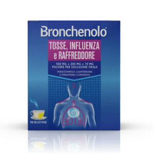 BRONCHENOLO TOSSE INFLUENZA E RAFFREDDORE orale polv 10 buste
