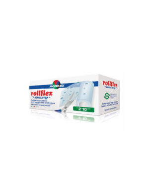 CEROTTO ADESIVO IMPERMEABILE MASTER-AID ROLLFLEX ACQUASTOP 2X10