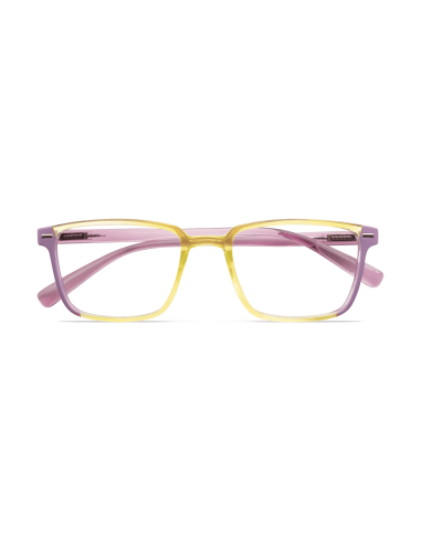 OCCHIALE DA LETTURA PREMONTATO TWINS SILVER POP GIALLO-ROSA+1.50