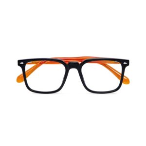 OCCHIALE DA LETTURA PREMONTATO TWINS GOLD TAHITI NERO-ARANCIONE +2,00 DIOTTRIE