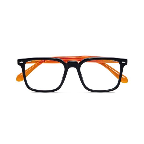 OCCHIALE DA LETTURA PREMONTATO TWINS GOLD TAHITI NERO-ARANCIONE +2,00 DIOTTRIE