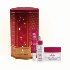 DEFENCE XAGE KIT NATALE 2024 CREMA LIFTING RIMODELLANTE 50 ML + SIERO RIMPOLANTE 30 ML + SIERO CONTORNO OCCHI 15 ML