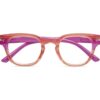 OCCHIALE DA LETTURA PREMONTATO TWINS GOLD FUNK VIOLA-ROSA +2.00