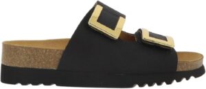 CALZATURA MONTEREY 2 STRAPS VINTAGE LEATHER BIS W NAVY BLUE 37