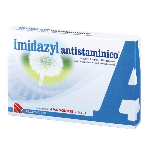IMIDAZYL ANTISTAMINICO 10 monod collirio 0,5 ml 1 mg/ml  1mg/ml