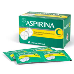 ASPIRINA C20 cpr eff 400 mg  240 mg