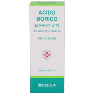 ACIDO BORICO MARCO VITI soluz cutanea 500 ml 3