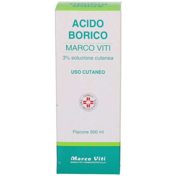 ACIDO BORICO MARCO VITI soluz cutanea 500 ml 3