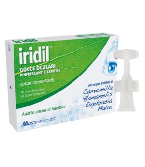GOCCE OCULARI IRIDIL 10 AMPOLLE MONODOSE RICHIUDIBILI 0,5 ML