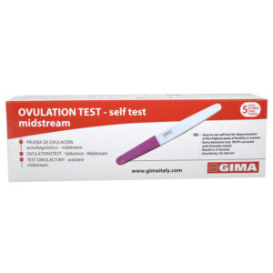 TEST MIDSTREAM GINECOLOGICO DI OVULAZIONE AUTODIAGNOSI RILEVAZIONE PRECOCE RISULTATI IN 3 MINUTI PRECISIONE 99,9%